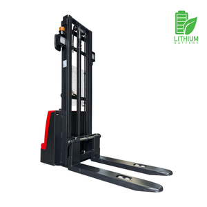 1500 kg/ 3.5 metros Apilador Full Eléctrico Hombre Caminando Base Angosta Marca XIN LIFT LITIO